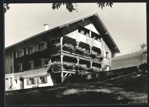 AK Oberthalhofen /Allgäu, Hotel Haus Bechteler