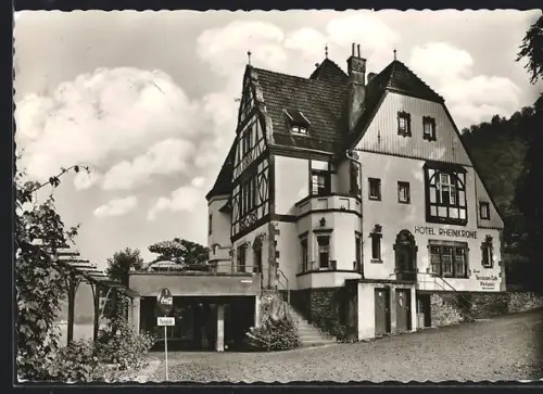 AK Boppard /Rhein, Hotel Rheinkrone