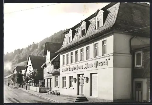 AK Unterweissbach /Thür. Wald, Gasthaus Zum Giesch