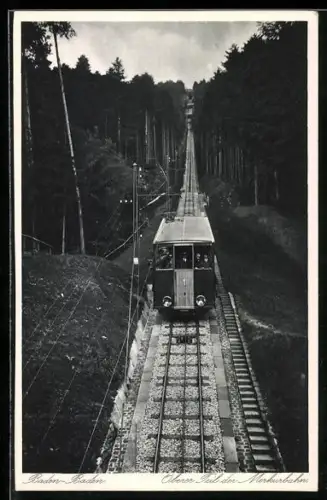 AK Baden-Baden, Oberer Teil der Merkurbahn