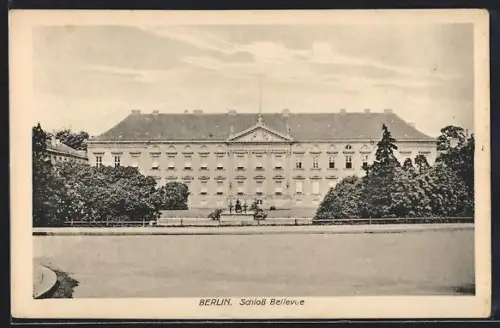 AK Berlin-Tiergarten, Schloss Bellevue