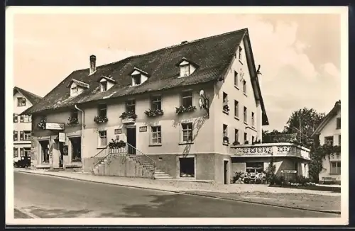 AK Kressbronn am Bodensee, Gasthaus und Metzgerei zum Kreuz