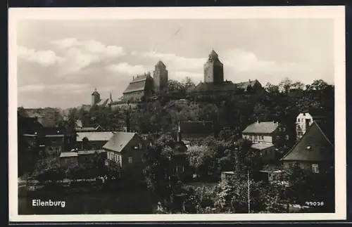 AK Eilenburg, Burg und Stadtansicht