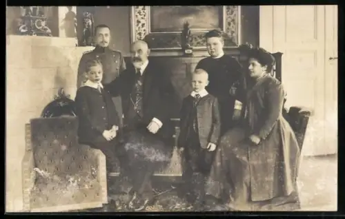 AK Die Königliche Familie von Württemberg, König Wilhelm II. von Württemberg