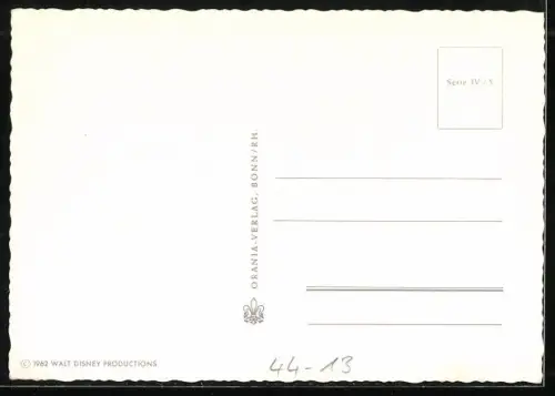 AK Donald Duck, Micky Maus und Pluto beim Rutschen, Comic