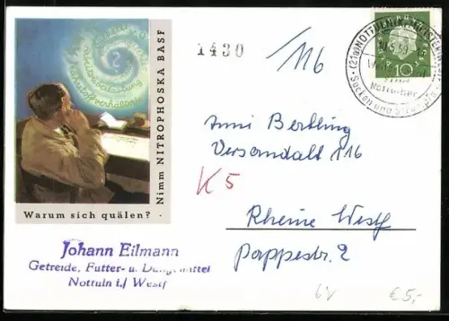 AK Reklame für Nitrophoska von BASF