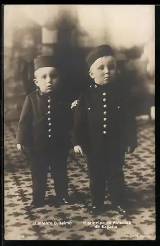 AK Söhne des Königs Alfonso XIII. von Spanien