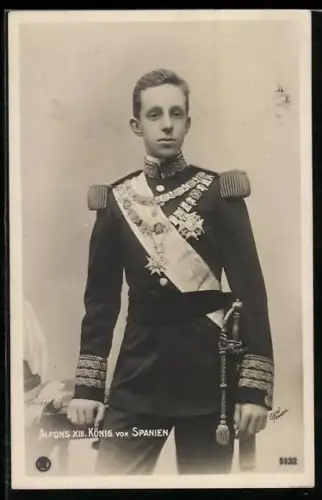 AK Alfons XIII. König von Spanien