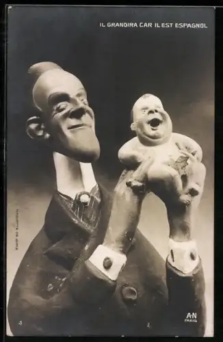 AK König Alfonso III. von Spanien, Il Grandira Car il est Espagnol