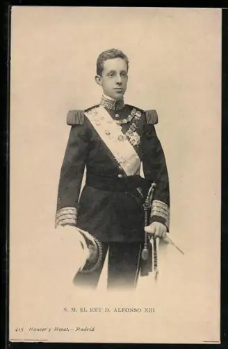 AK S.M. Don Alfonso XIII, Rey de Espana