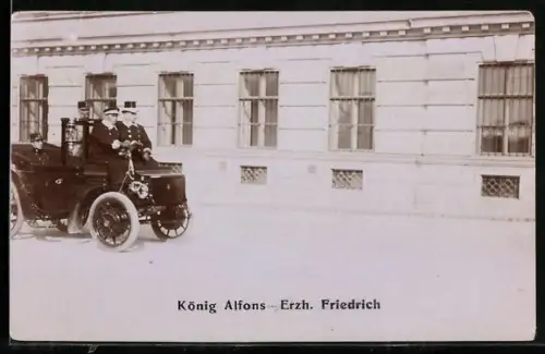 AK König Alfons von Spanien und Erzherzog Friedrich