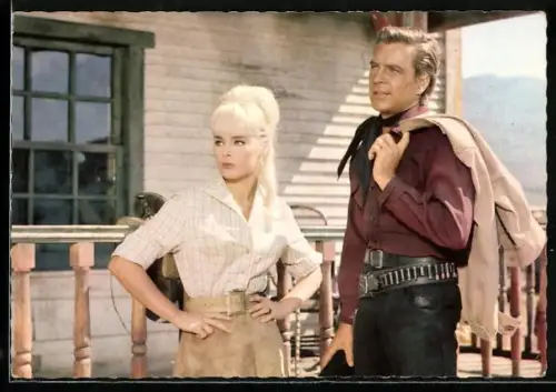 AK Unter Geiern - Elke Sommer und Götz George