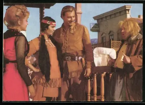 AK Daliak Laviova, Lex Barker a Ralf Wolter v barevném dobrodruzném filmu Old Shatterhand, Karl May