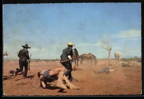 AK Winnetou Teil I, Filmszene