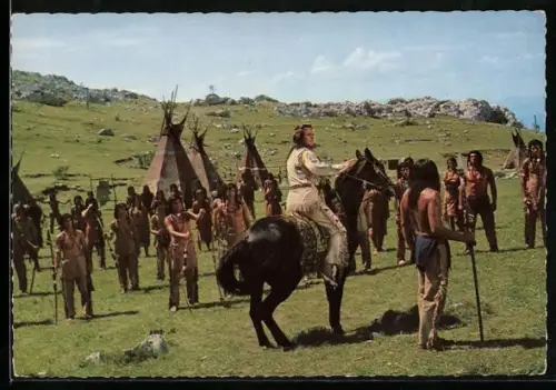 AK Winnetou Teil I, Filmszene