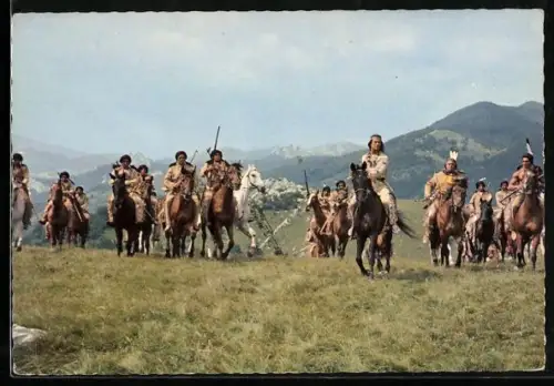 AK Winnetou Teil I, Filmszene