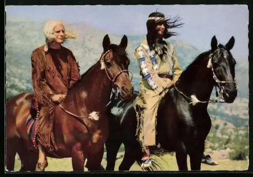 AK Karl May, Pierre Brice in Winnetou I.