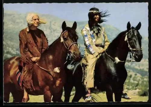 AK Karl May, Pierre Brice in Winnetou I.