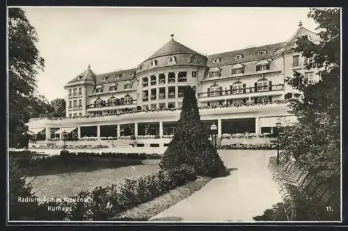 AK Bad Kreuznach, Kurhaus mit Anlagen