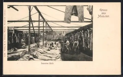 AK Munster, Inneres Zelt, Lager der Soldaten