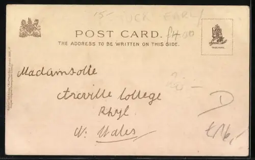 Lithographie Whitby, The Cliffs, Ships