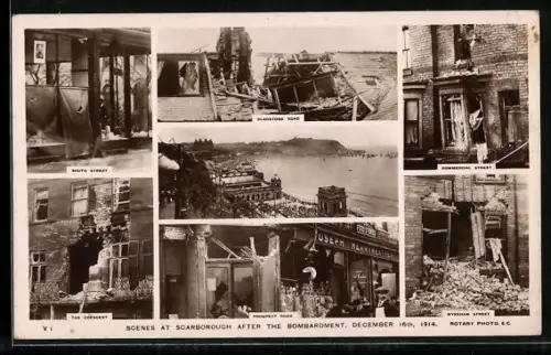 AK Scarborough, Scenes after the Bombardment