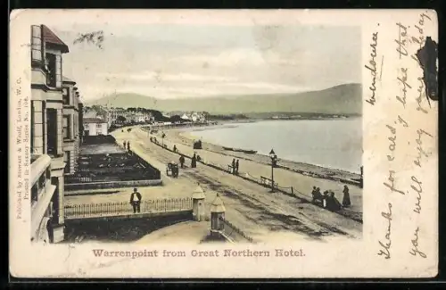 AK Warrenpoint, View from Great Northern Hotel