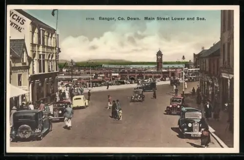 AK Bangor /Co. Down, Main Street Lower and Sea
