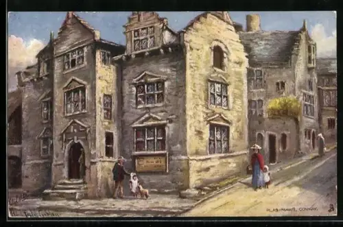 Künstler-AK Conway, Plas Mawr