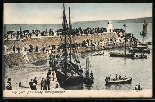 AK Cardiganshire, New Quay, The Pier
