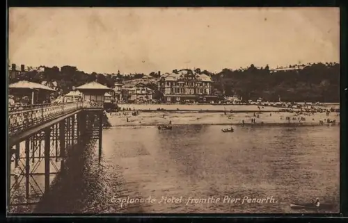 AK Penarth, Esplanade Hotel from the Pier