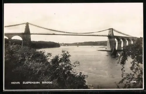 AK Menai, Suspension Bridge