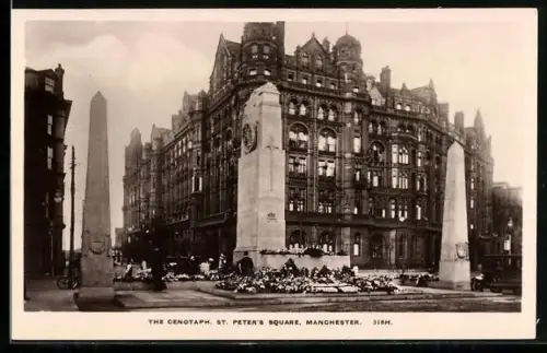 AK Manchester, The Cenotaph, St. Peter`s Square
