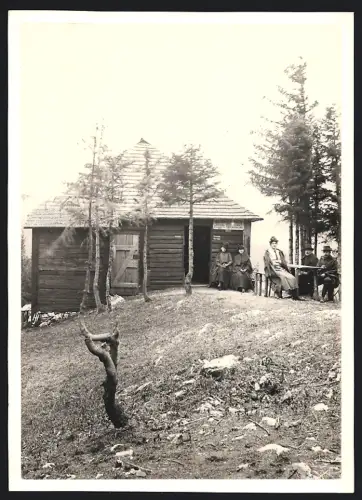 Fotografie Ansicht Hohe Wand, Blick auf die Waldegger-Hütte