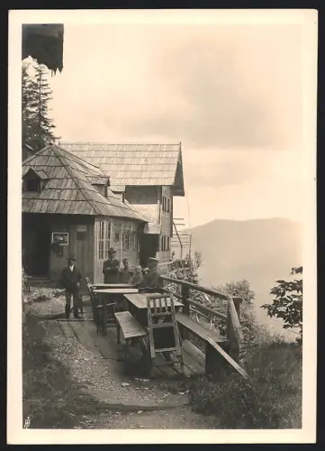 Fotografie Ansicht Lantsch, am Gasthaus Schüsserlbrunn