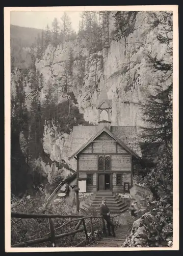 Fotografie Ansicht Lantsch, Blick auf die Kapelle Schüsserlbrunn