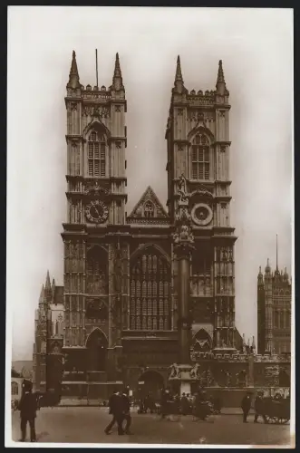 Fotografie unbekannter Fotograf, Ansicht London, Blick auf die Westminder Abbey