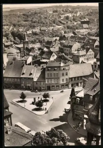 AK Hettstedt, Blick auf den Marktplatz