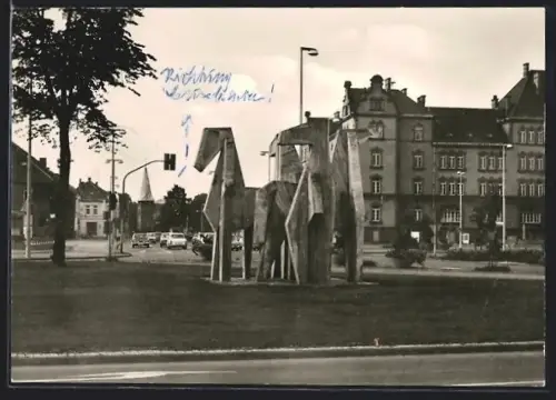 AK Oldenburg, Plastik am Pferdemarkt