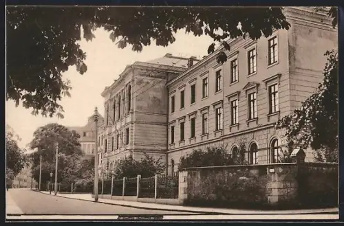 AK Freiberg, Gymnasium Albertinum u. Strasse