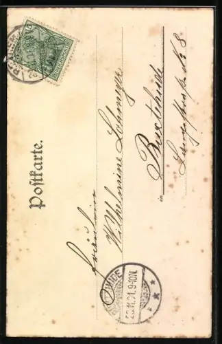 AK Rethem a. d. Aller, Strassenpartie mit Kindern, Ortspartie