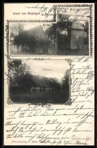 AK Bispingen i. H., Kirche, Pastorat