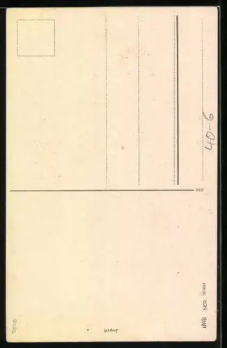 AK Kleiner Mann neben einer grossen Dame am Strand