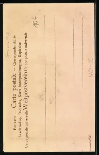 AK Mann mit roten Lippen küsst einen Pantoffel