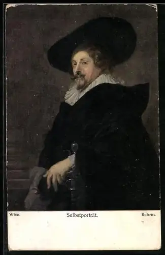 AK Wien, Selbstportrait von Peter Paul Rubens