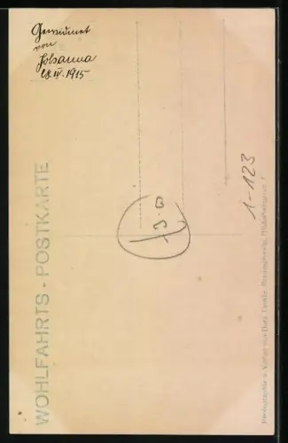 AK Herzogin Viktoria Luise von Braunschweig mit Kind