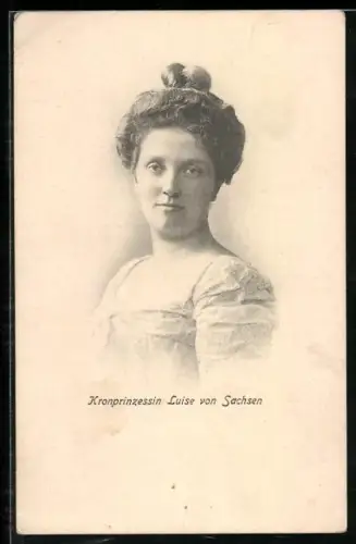 AK Kronprinzessin Luise von Sachsen