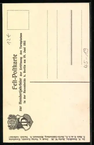 AK Portrait Ernst Wilhelm Bernhard Eiselen, Mitarbeiter und Gehilfe Turnvater Jahns