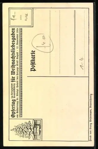 AK Herzog Wilhelm, Prinz zu Braunschweig und Lüneburg im Kindesalter