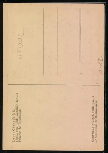 AK Sibylla von Jülich, Gemahlin Johann Friedrich des Beständigen von Sachsen